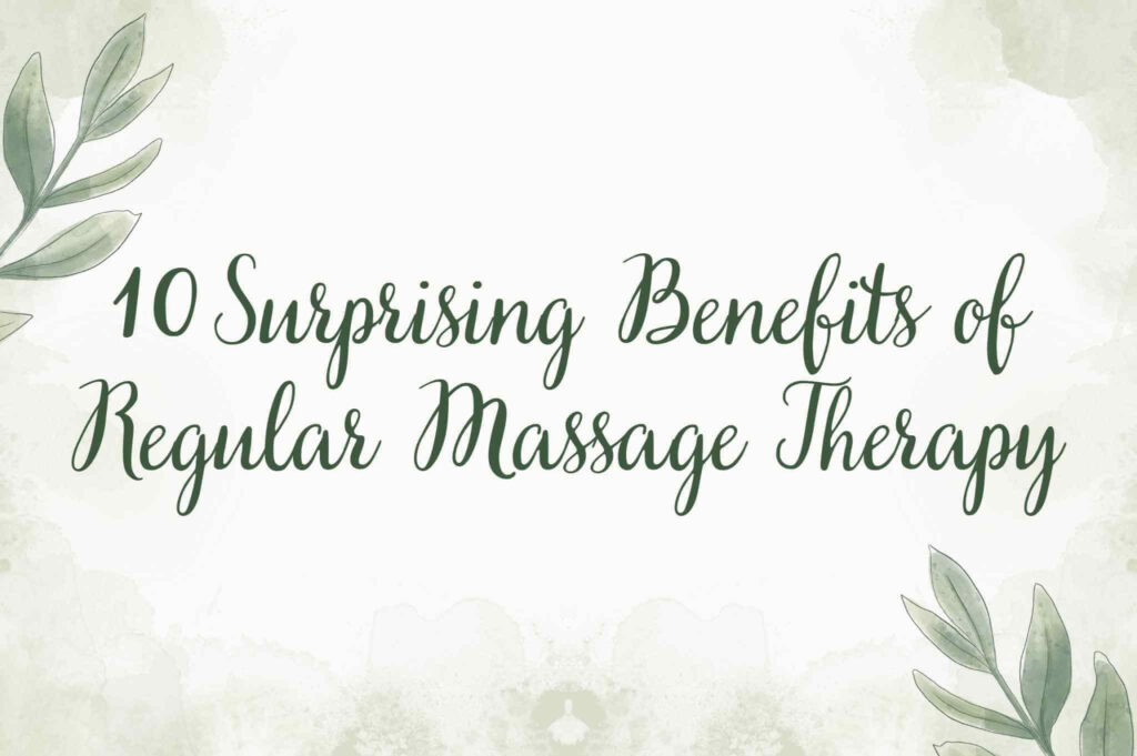 10 Surprising Benefits of Regular Massage Therapy